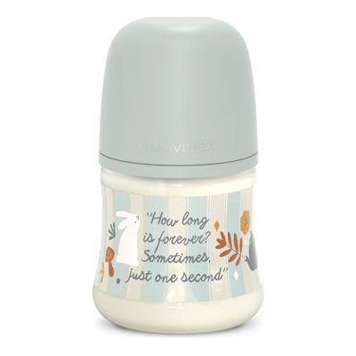 Suavinex dojčenská fľaša Wonderland fyziol průtok zelená 150ml