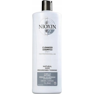 Nioxin System 2 čistiaci šampón pre jemné až normálne vlasy 1000 ml