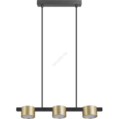 Polux LED Пендел MIRELLA 3xGX53/6W/230V златист/черен (SA2099)