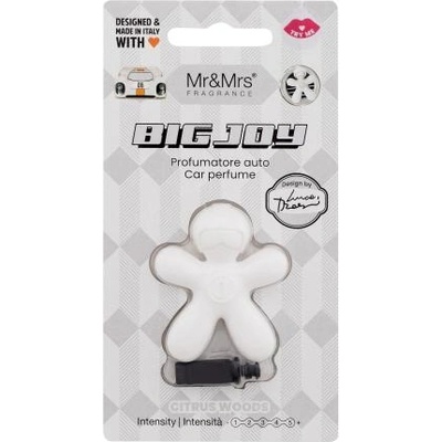 Mr&Mrs Fragrance Big Joy Citrus Woods ароматизатор за автомобил