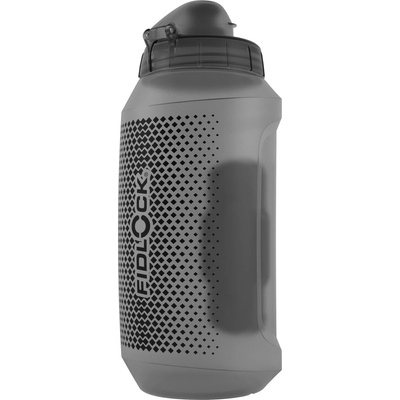 FIDLOCK Бутилка за велосипед Fidlock Twist Single Bottle 750 Compact Cycling water bottles - Transparent Black / Fidlock-Logo - размер 750 ml (533-1899-0211)