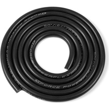 GForce Kabel se silikonovou izolací Powerflex 12AWG černý 1m
