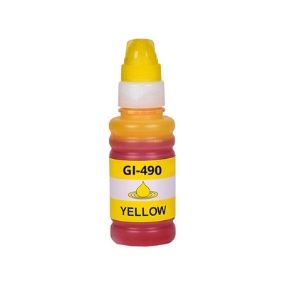 Compatible Canon GI-490 Y, 0666C001 жълт (yellow) съвместими касети (CAGI490Y)