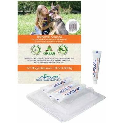 Arava Bylinné antiparazitné pipety pre psov 10-50 kg