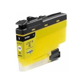 Brother Оригинална мастилена касета Brother LC-427XLY, За 5000 страници, Жълт, obi lc427xly 13680