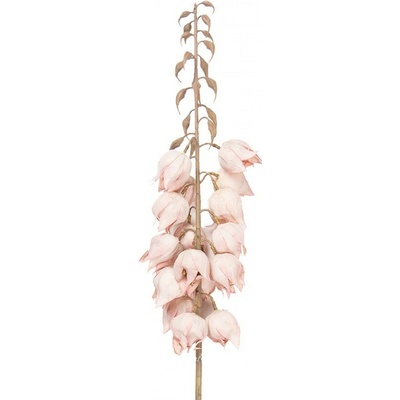 Dekorace umělá květina Yucca s růžovými květy - 12*12*100 cm - Clayre & Eef