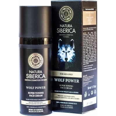 Natura Siberica Men tonizujúci krém na tvár Vlk 50 ml