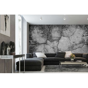 DIMEX ART s. r. o Самозалепваща се флизелинова фототапета стар бетонен цимент 375 x 250 см