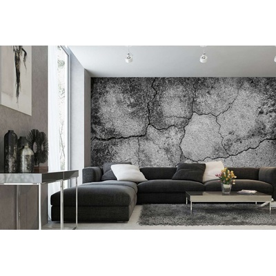 DIMEX ART Самозалепваща се флизелинова фототапета стар бетонен цимент 375 x 250 см