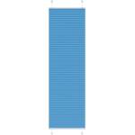vidaXL Плисирана щора, синя, 65x200 см, ширина на плата 64, 4 см, полиестер (4015204)