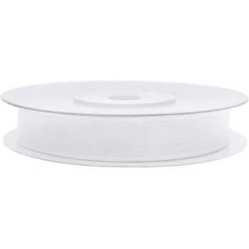 Party Deco Панделка от шифон, бяла, 6мм/25м