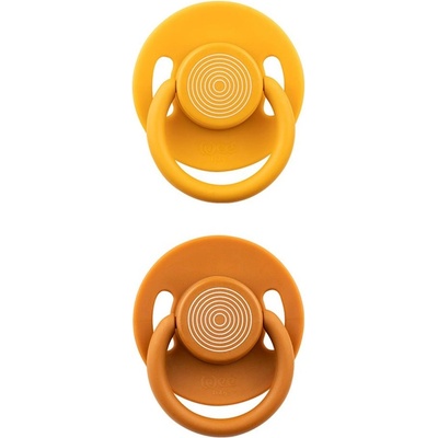 Wee Baby Залъгалки Wee Baby - Cool, 2 броя, 0-6 м, жълта и оражева (617)