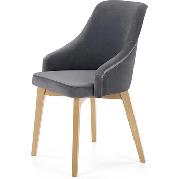 Halmar Трапезен стол TOLEDO 2 меден дъб / дамаска: Solo 267