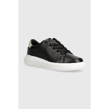 Calvin Klein Кожени маратонки Calvin Klein CUPSOLE LACE UP LTH в черно HW0HW02085 (HW0HW02085)