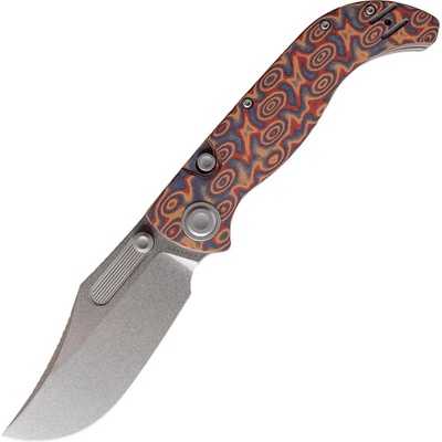 Vosteed S35VN Stonewash Měděná Raindrop Micarta A3904