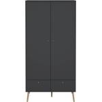 Tvilum Гардероб антрацит 99x200 cm Bodo - Tvilum (49127igig)