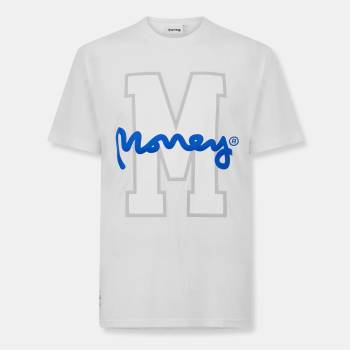Money Тениска Money Men's Big M Regular Fit T-Shirt - White