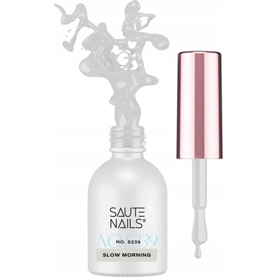 Saute Nails Hybridní lak S339 Slow Morning šedá 8 ml