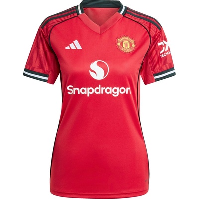 adidas Дамска футболна фланелка Adidas Manchester United Home Shirt 2025 2026 Womens - Red