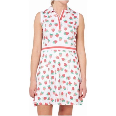 Callaway Women Printed Strawberry Dress Brilliant White