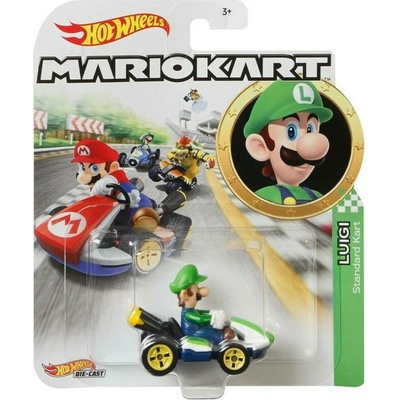 Mattel Hot Wheels Mario Kart Luigi Standard Kart
