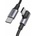 UGREEN USB-C към USB-C кабел за устройства с USB-C порт (100 см) - Ugreen Angled USB-C to USB-C Data Cable 100W (черен) (US334)