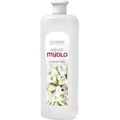 Lavonea mydlo tekuté snowdropp náhradná náplň 1 l