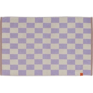 Mette Ditmer Denmark Светложълто-лилав килим за баня от органичен памук 50x80 cm Retro - Mette Ditmer Denmark (RETBMB87)