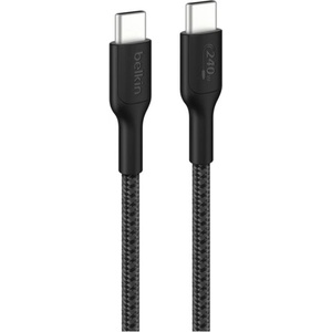 Belkin BOOSTCHARGE PRO кабел за данни Type-C - Type-C, 100 см, ЧЕРЕН CAB025HQ1MBK (CAB025HQ1MBK)