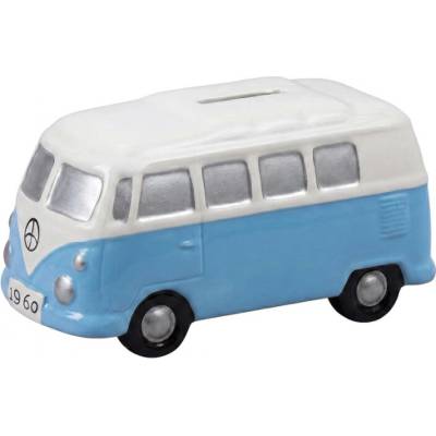 Clayre & Eef Žlutá keramická pokladnička autobus