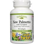 Natural Factors Saw Palmetto with Lycopene/ Сао Палмето с Ликопен х 90 софтгел капсули Natural Factors (4552 NF)