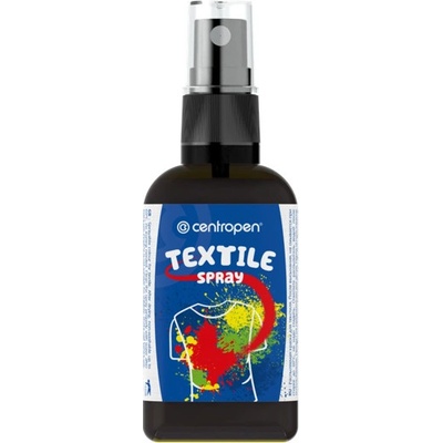 Centropen Barva na textil ve spreji 110 ml černá – Zboží Dáma