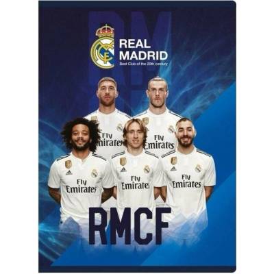 Real Madrid FC Školský zošit Real Madrid A5 linajkový mix dizajnov
