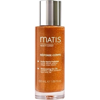 Matis Réponse Corps pečující třpytivý suchý olej pro vlasy Shimmering Dry Oil 50 ml