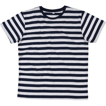 Mantis Lines pruhované námornicke tričko navy biele