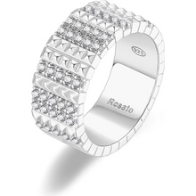 Rosato strieborný prsteň so zirkónmi Cubica RZCU57