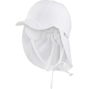 Sterntaler Детска шапка с козирка Sterntaler Kids' Peaked Cap with Neck Flap Cap - Weiß - размер 47 cm (904-3659-1213)