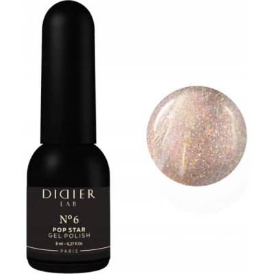 DIDIER LAB HYBRIDNÍ LAK NA NEHTY POP Star NO6, 8 ml