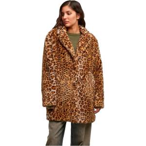 Urban classics Палто Urban classics TB7937 Oversized coat - Brown (Leopard)