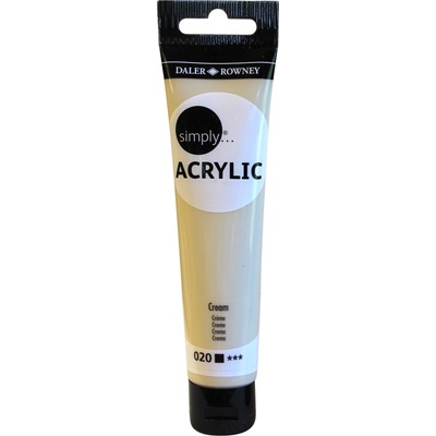 Daler-Rowney Simply АКРИЛНА боя Cream 75 ml 1 бр (126975020)