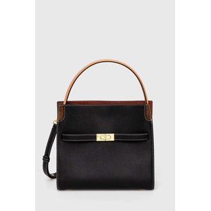 Tory Burch Кожена чанта Lee Radziwill Small Double (61302.001)