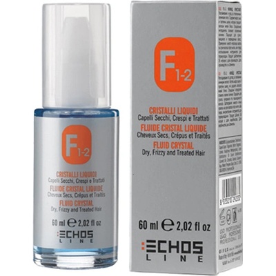 Echosline F1-2 Flid Crystal fluid pro suché a chemicky ošetřené vlasy 60 ml