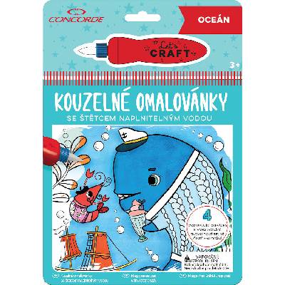 Maľovanky vodné kúzelné Oceán