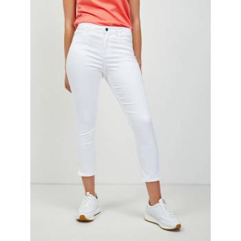 Orsay trojštvrťové slim fit džínsy biele