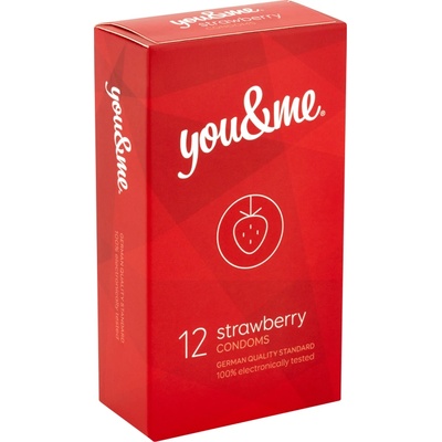 Primeros you&me Strawberry Condoms 12 pack - SALE Exp. 01/2021