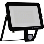 OSRAM LED прожектор Ledvance Effect 840 Black, 50W, 4500 lm, 4000K, IP65, за стена, със сензор