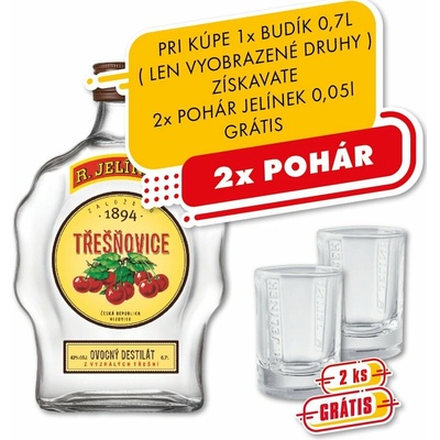 Rudolf Jelínek Čerešňovica 42% 0,7 l (čistá fľaša)