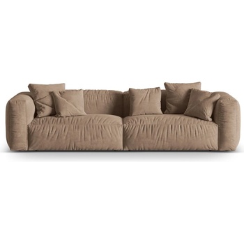 Micadoni Светлокафяв кадифен модулен диван 320 cm Martina - Micadoni (MIC_4S_120_F1_MARTINA2)