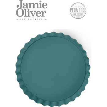 jamie oliver Вълнообразна форма с падащо дъно Jamie Oliver 25 см - цвят атлантическо зелено (JB 1445)