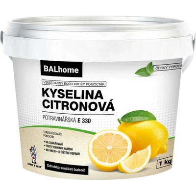 Balhome Kyselina citronová potravinářská E 330 1 kg